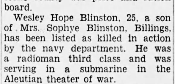 Clipping from The Billings Gazette